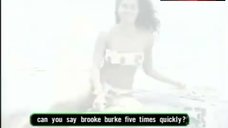 4. Brooke Burke Charvet in Strapless Bikini – E! Wild On...