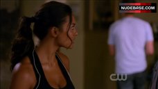 8. Jessica Lucas Sexy in Sports Bra – Melrose Place