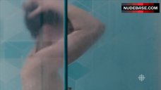 1. Catherine Reitman Naked in Shower – Workin' Moms