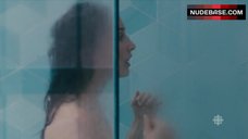 4. Catherine Reitman Naked in Shower – Workin' Moms