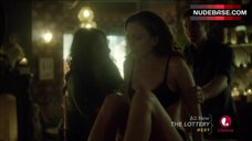 9. Rachel Boston Lying on Table in Lingerie – Witches Of East End