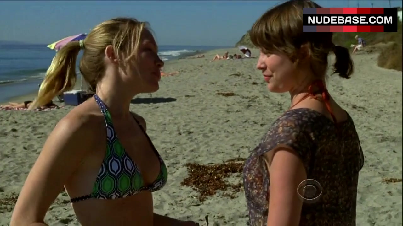 7. Abby Brammell in Bikini on Beach - The Unit.