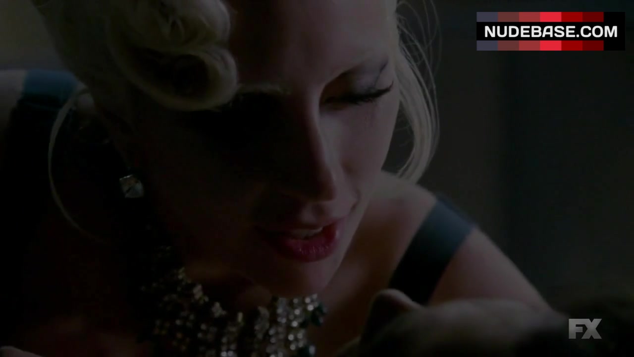 American Horror Story Blowjob - Lady Gaga Blowjob â€“ American Horror Story (1:10) | NudeBase.com