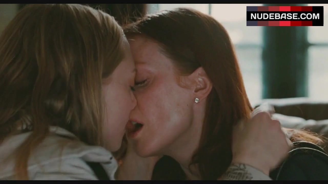 In this scene from the movie "Chloe" Julianne Moore is having les...