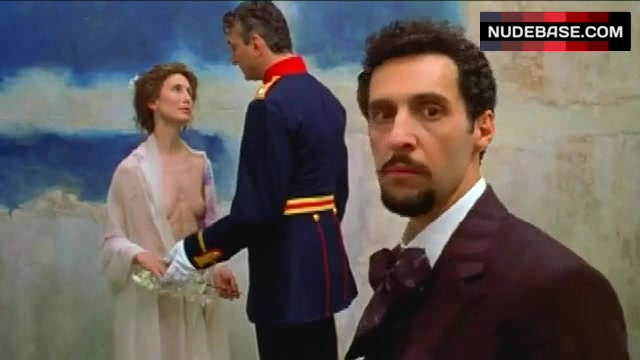In this scene from drama "Illuminata", released in 1998, Katherin...